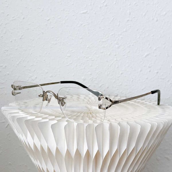 transparent eyeglasses frame rimless wire c metal clear eye glasses outdoor protect shades for men and women stylish eyewear new fashion fac, White;black
transparent eyeglasses frame rimless wire c metal clear eye glasses outdoor protect shades for men and women stylish eyewear new fashion fac, White;black