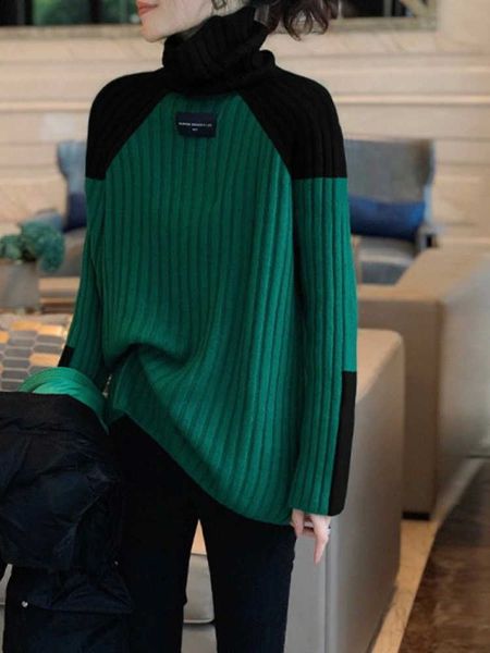 fashion 2022 women oversized sweater autumn winter new green turtleneck long-sleeved pullover korean 230222, White;black
fashion 2022 women oversized sweater autumn winter new green turtleneck long-sleeved pullover korean 230222, White;black