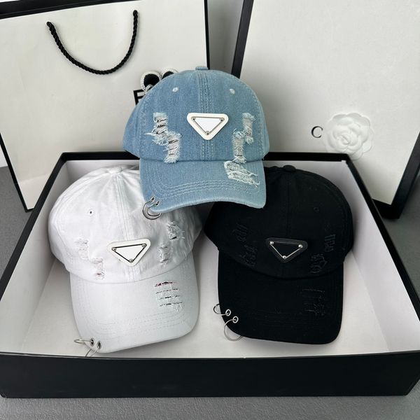 couples summer holiday designer ball caps washed triangle letter casquette, Blue;gray
couples summer holiday designer ball caps washed triangle letter casquette, Blue;gray