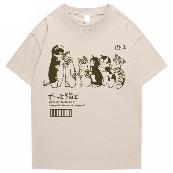 mens tshirts oversized clothing hip hop cat shower street print casual cotton summer short sleeve 230222, White;black
mens tshirts oversized clothing hip hop cat shower street print casual cotton summer short sleeve 230222, White;black