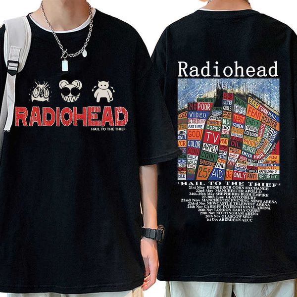 men's t-shirts radiohead vintage print t shirt men's pure cotton oversized t-shirts hip hop rock band hail to the thief music albu, White;black
men's t-shirts radiohead vintage print t shirt men's pure cotton oversized t-shirts hip hop rock band hail to the thief music albu, White;black