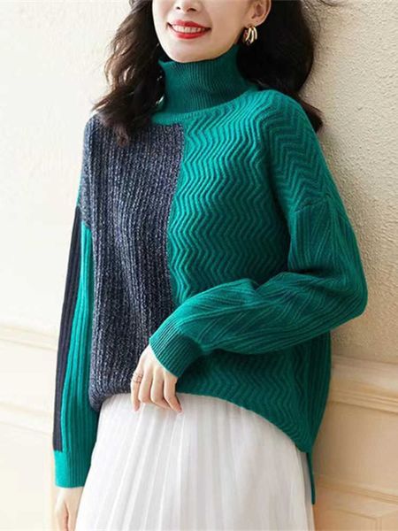 sweater woman winter 2022 korean fashion pullover long sleeve thick s knit over sized turtleneck 230222, White;black
sweater woman winter 2022 korean fashion pullover long sleeve thick s knit over sized turtleneck 230222, White;black