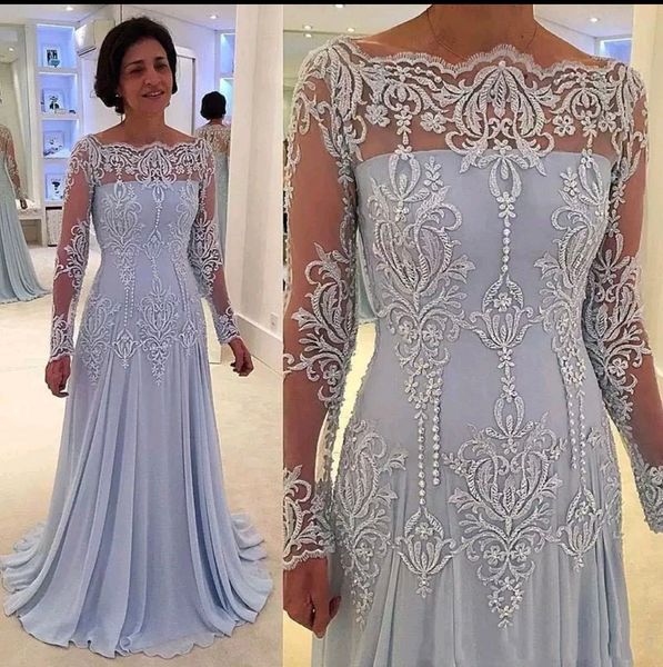 elegant mother of the bride dresses lace applique long sleeves chiffon a line wedding guest gowns groom mom formal evening prom party dress, Black;red
elegant mother of the bride dresses lace applique long sleeves chiffon a line wedding guest gowns groom mom formal evening prom party dress, Black;red