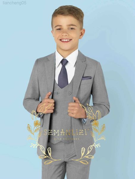 clothing sets light grey notch lapel kids children wedding blazer formal suit double breasted vest boy birthday party dresses suit 3 pieces, White
clothing sets light grey notch lapel kids children wedding blazer formal suit double breasted vest boy birthday party dresses suit 3 pieces, White