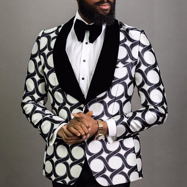 men's suits blazers england retro pattern print men casual suit blazer spring turndown collar business outwear autumn single button man, White;black
men's suits blazers england retro pattern print men casual suit blazer spring turndown collar business outwear autumn single button man, White;black