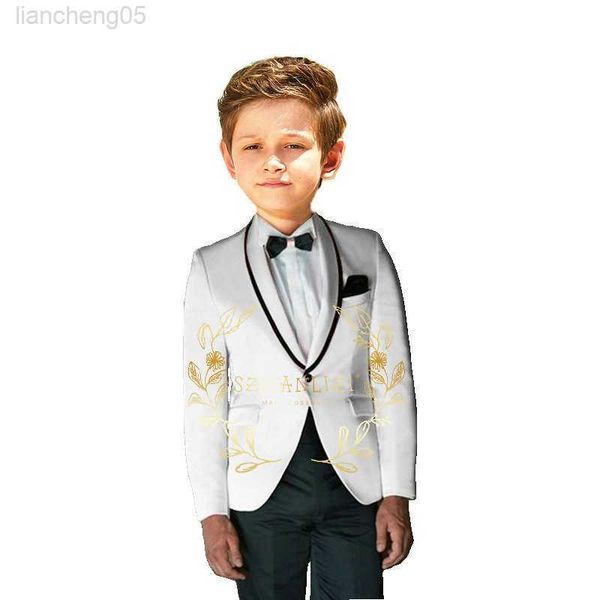 clothing sets formal children's dress set white boys suit shawl lapel host catwalk wedding tuxedos come kids blazer pants 2pcs outfit w
clothing sets formal children's dress set white boys suit shawl lapel host catwalk wedding tuxedos come kids blazer pants 2pcs outfit w