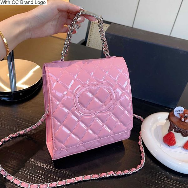 cc cross body womens sparkling patent leather flap designer bags with silver sequined chain handle totes quilted plaid hardware crossbody la
cc cross body womens sparkling patent leather flap designer bags with silver sequined chain handle totes quilted plaid hardware crossbody la