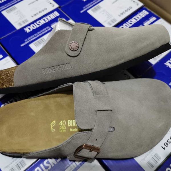 designer birkinstock slippers outlet boken cowhide boston baotou brown sanded leather men's and women's shoes cork sandals, Black
designer birkinstock slippers outlet boken cowhide boston baotou brown sanded leather men's and women's shoes cork sandals, Black