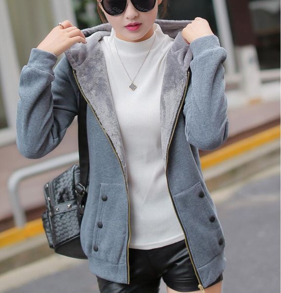 women's hoodies sweatshirts xxxxl hoodies wear large size ladies plus velvet thickening hooded zipper jacket female youth outerwear spr, Black
women's hoodies sweatshirts xxxxl hoodies wear large size ladies plus velvet thickening hooded zipper jacket female youth outerwear spr, Black