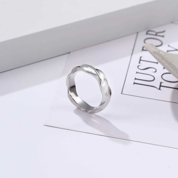 titanium steel ring colorless personality fashion men cool style ring women twisted couple plain, Silver
titanium steel ring colorless personality fashion men cool style ring women twisted couple plain, Silver