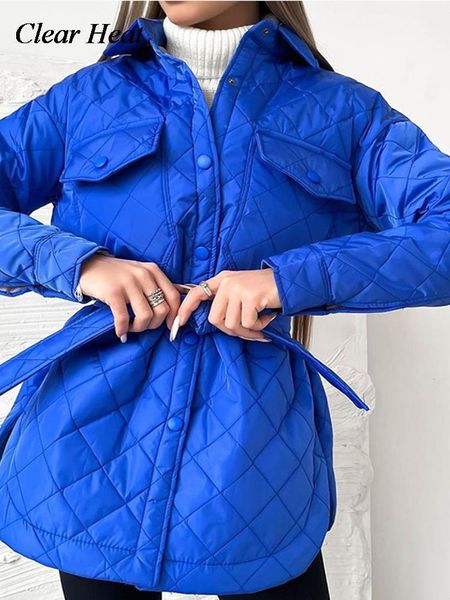 women's jackets rhombus long padded clothes fashion casual loose warm thick single breasted winter temperament jacket 230222, Black;brown
women's jackets rhombus long padded clothes fashion casual loose warm thick single breasted winter temperament jacket 230222, Black;brown