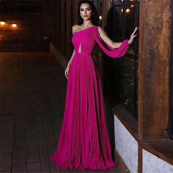 a-line fuchsia evening dress one shoulder pleat floor lemgth chiffon prom formal gowns robe de soiree 2023 vestidos feast, Black;red
a-line fuchsia evening dress one shoulder pleat floor lemgth chiffon prom formal gowns robe de soiree 2023 vestidos feast, Black;red
