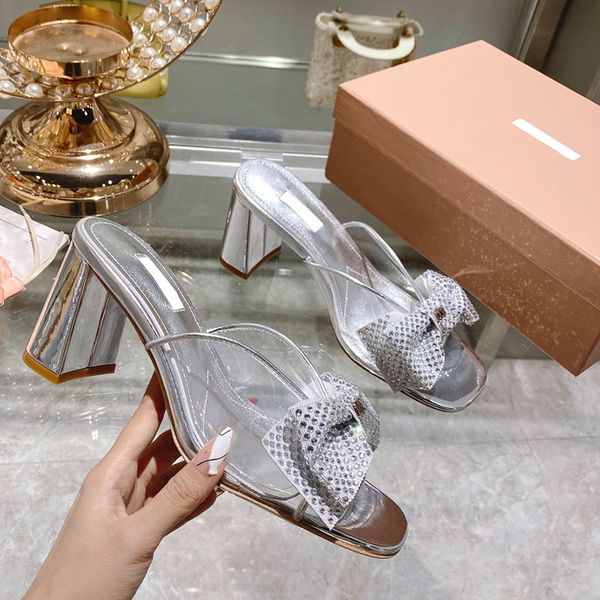 designer womens slippers transparent with bowknot chunky heel height .5cm round toes sandals classic full strass slip-on slingbacks shoe fo, Black
designer womens slippers transparent with bowknot chunky heel height .5cm round toes sandals classic full strass slip-on slingbacks shoe fo, Black