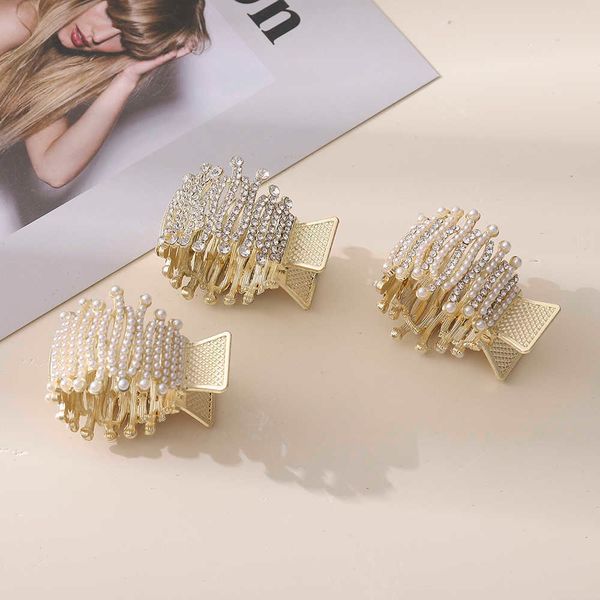hair clips barrettes women luxury zircon pearl hairpin tassel high ponytail hair claws hair clips barrettes hairpin headband fashion hair ac, Golden;silver
hair clips barrettes women luxury zircon pearl hairpin tassel high ponytail hair claws hair clips barrettes hairpin headband fashion hair ac, Golden;silver