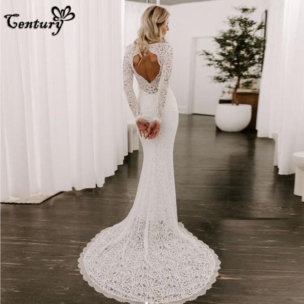 party dresses backless wedding dress for women bride lace long sleeve v neck boho mermaid bridal gowns robe de mariee 2023 nouveaute 230221, White;black
party dresses backless wedding dress for women bride lace long sleeve v neck boho mermaid bridal gowns robe de mariee 2023 nouveaute 230221, White;black