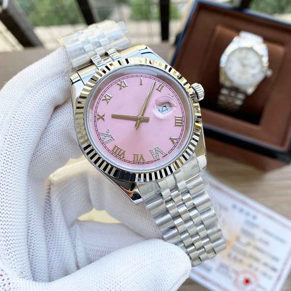 mens watches mechanical movement wristwatches 31/36/41mm fashion dial couple watch casual business clock gift wristwatch montre de luxe, Slivery;brown
mens watches mechanical movement wristwatches 31/36/41mm fashion dial couple watch casual business clock gift wristwatch montre de luxe, Slivery;brown