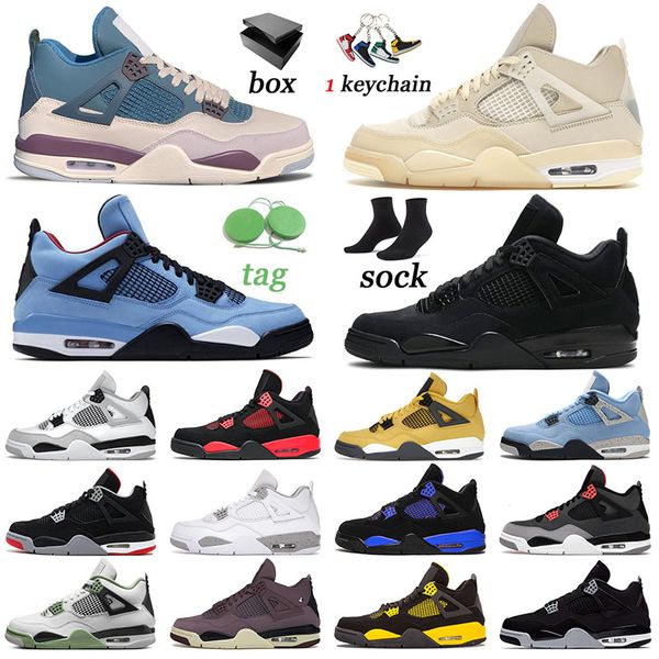 with box basketball shoe 4 4s mens womens sail black cat cactus jack university blue red thunder military black sports sneakers trainers des
with box basketball shoe 4 4s mens womens sail black cat cactus jack university blue red thunder military black sports sneakers trainers des