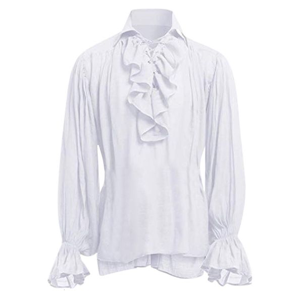 men's casual shirts men's shirts fashion men bandage long sleeve shirt gothic man blouse autumn casual mens shirt style 230221, White;black
men's casual shirts men's shirts fashion men bandage long sleeve shirt gothic man blouse autumn casual mens shirt style 230221, White;black