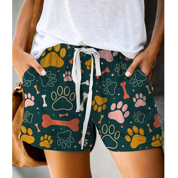 women's shorts summer high waist wide leg floral print drawstring loose female streetwear women elastic waistband pockets 230222, White;black
women's shorts summer high waist wide leg floral print drawstring loose female streetwear women elastic waistband pockets 230222, White;black