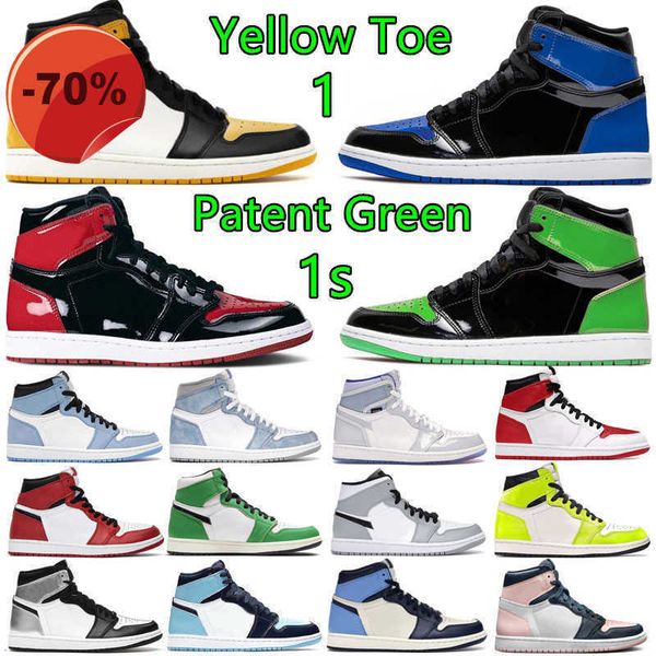sandals 1 mens basketball shoes 1s patent green yellow toe royal bred university blue visionaire obsidian light smoke grey lucky green bio, Black 
sandals 1 mens basketball shoes 1s patent green yellow toe royal bred university blue visionaire obsidian light smoke grey lucky green bio, Black
