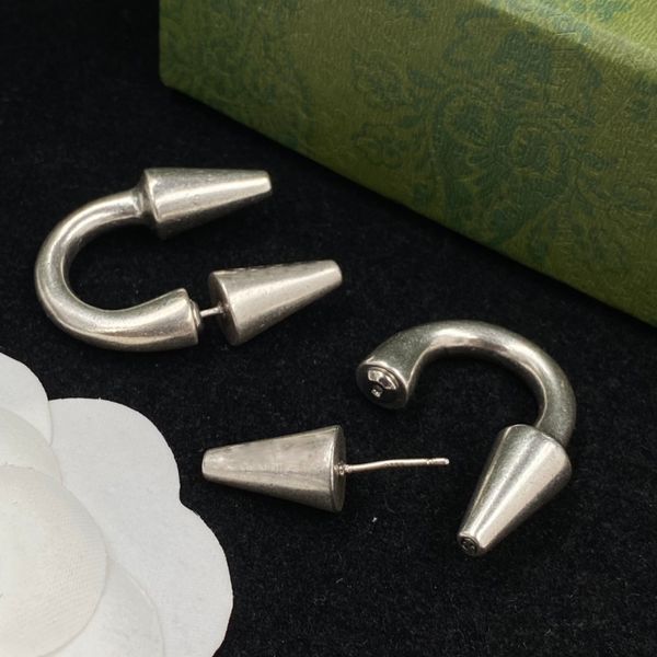 creative rivet designer stud silver letter stamps hoop earrings for women party show personality eardrops with box, Golden;silver
creative rivet designer stud silver letter stamps hoop earrings for women party show personality eardrops with box, Golden;silver
