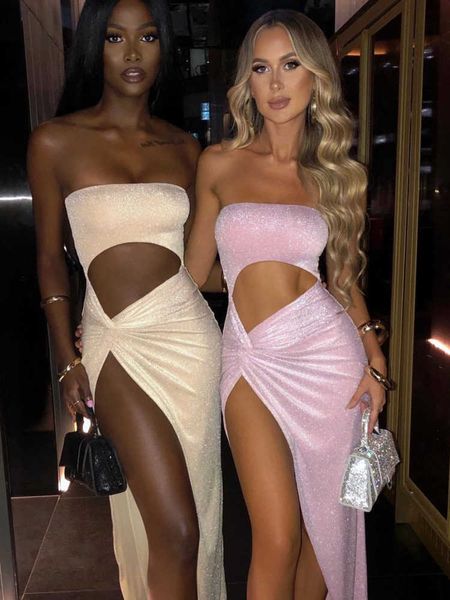 casual dresses mozision hollow out strapless high split maxi dress women gown summer sleeveless backless club party long dress vestido l2302, Black;gray
casual dresses mozision hollow out strapless high split maxi dress women gown summer sleeveless backless club party long dress vestido l2302, Black;gray