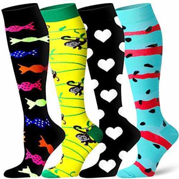5pc socks hosiery compression socks running sports stocking men women circulation athletic varicose veins travel nurses over knee high stock, Black;white
5pc socks hosiery compression socks running sports stocking men women circulation athletic varicose veins travel nurses over knee high stock, Black;white