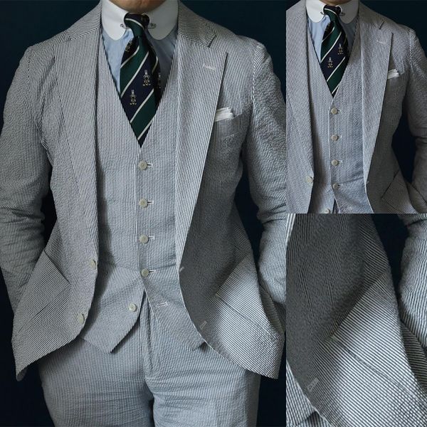 men's suits blazers pinstripe men suit tailormade 3 pieces blazer vest pants modern single breasted fashion business wedding groom prom, White;black
men's suits blazers pinstripe men suit tailormade 3 pieces blazer vest pants modern single breasted fashion business wedding groom prom, White;black