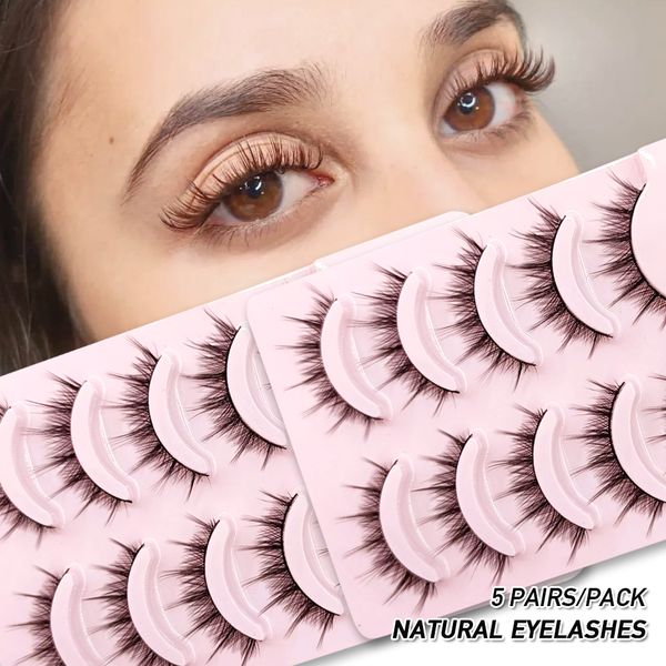 5 pairs natural manga faux lashes handmade 5d 8d daily dating false eyelashes makeup extension supplies vendor
5 pairs natural manga faux lashes handmade 5d 8d daily dating false eyelashes makeup extension supplies vendor