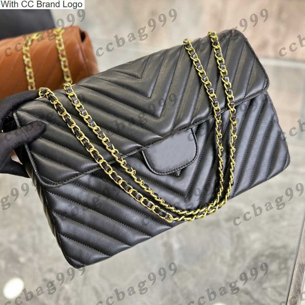 cc shoulder bags 32cm v-shaped stitch flap handbags women bags black brown genuine leather purse vintage gold metal hardware leather chain s
cc shoulder bags 32cm v-shaped stitch flap handbags women bags black brown genuine leather purse vintage gold metal hardware leather chain s