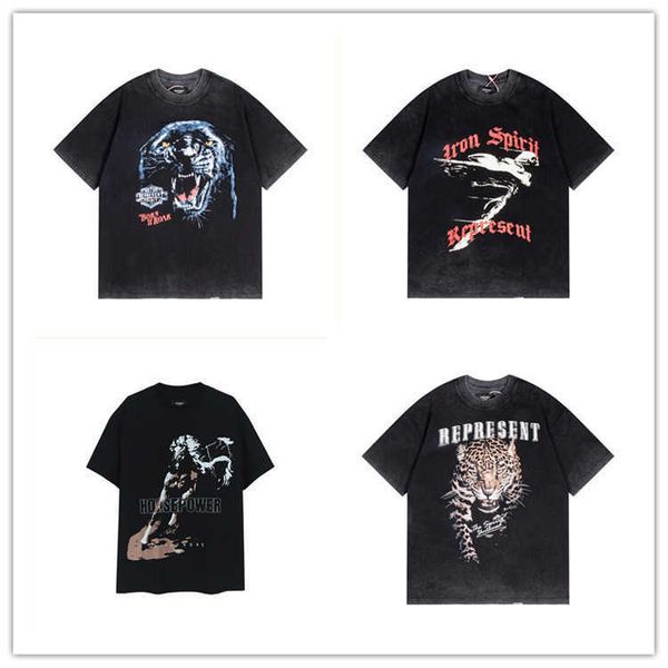 2023 men's and women's fashion t shirt western european brand designer rep 17 high street series worn wash printed in spring summe, White;black
2023 men's and women's fashion t shirt western european brand designer rep 17 high street series worn wash printed in spring summe, White;black