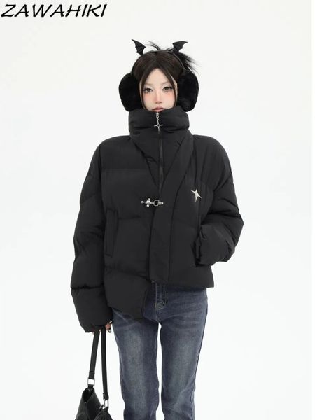 women's jackets clothing black down stand collar fashion baggy thicken warm female zip up cotton padded short outwear winter 230222, Black;brown
women's jackets clothing black down stand collar fashion baggy thicken warm female zip up cotton padded short outwear winter 230222, Black;brown