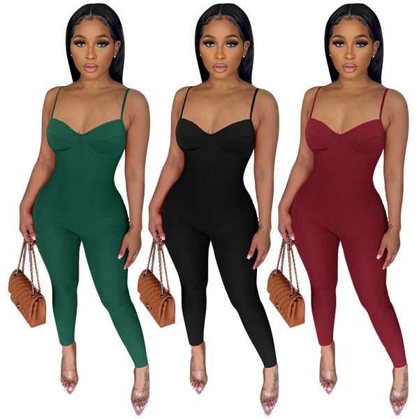 2023 women backless jumpsuits sleeveless rompers summer bodycon pants fashion solid color leggings clothes casual clothing 9332, Black;white
2023 women backless jumpsuits sleeveless rompers summer bodycon pants fashion solid color leggings clothes casual clothing 9332, Black;white