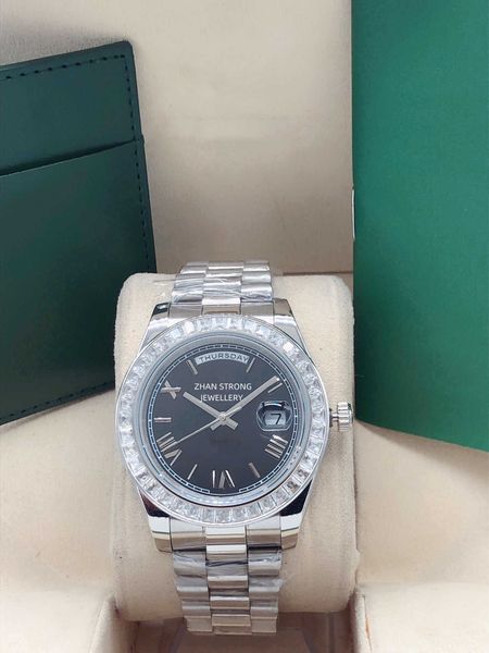 41mm diamond bezel men's watches mens wristwatches fashion designer automatic mechanical wristwatch stainless steel sports man wristwat, Slivery;golden
41mm diamond bezel men's watches mens wristwatches fashion designer automatic mechanical wristwatch stainless steel sports man wristwat, Slivery;golden