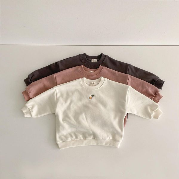 clothing sets kids t shirt autumn baby long sleeve hoodies cartoon lemon embroidery boys sweatshirts infant casual outfit 230222, White
clothing sets kids t shirt autumn baby long sleeve hoodies cartoon lemon embroidery boys sweatshirts infant casual outfit 230222, White