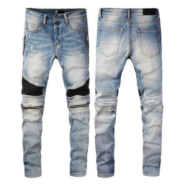 designer mens jeans hip hop fashion zipper hole wash jean pants retro torn fold stitching men design motorcycle riding pant usa size, Blue
designer mens jeans hip hop fashion zipper hole wash jean pants retro torn fold stitching men design motorcycle riding pant usa size, Blue