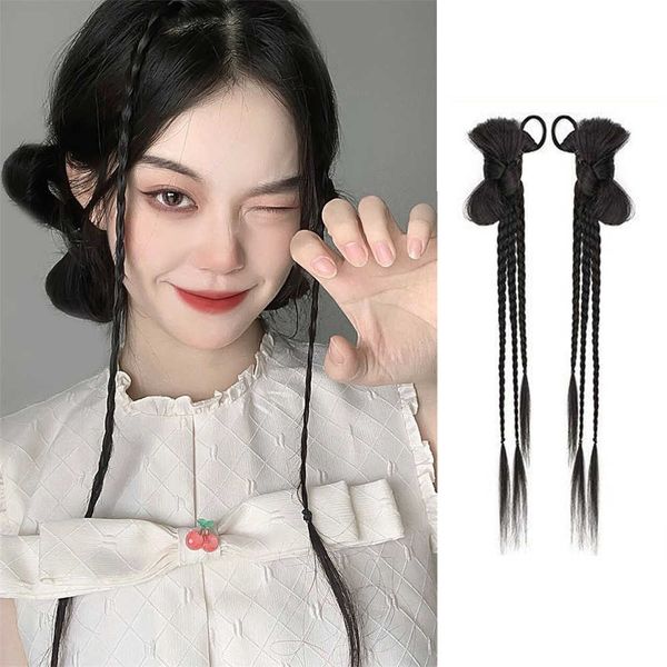 hair clips barrettes new concubine synthetic bow ponytail high elastic wig woman hair side natural braided black hose tail hair piece j23022, Golden;silver
hair clips barrettes new concubine synthetic bow ponytail high elastic wig woman hair side natural braided black hose tail hair piece j23022, Golden;silver