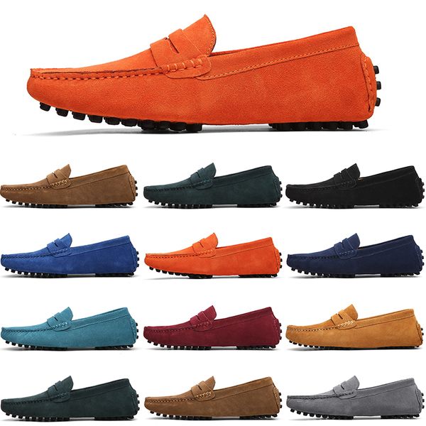 men casual shoes mens slip on lazy suede leather shoe big size 38-47 mahogany, Black
men casual shoes mens slip on lazy suede leather shoe big size 38-47 mahogany, Black