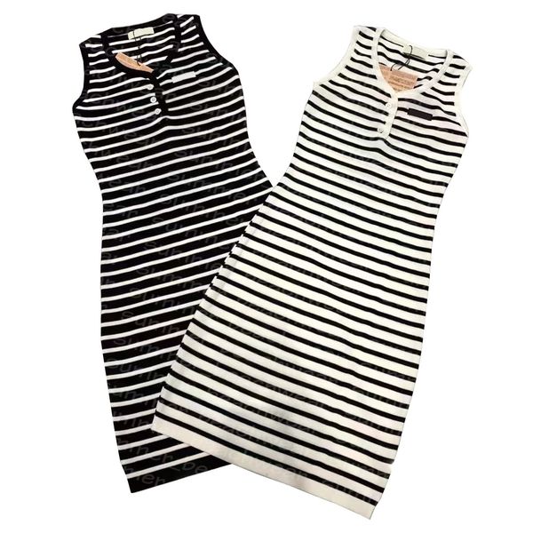 women stripe dress tight knits dresses sleeveless knitting bodycon dress designer casual dresses, Black;gray
women stripe dress tight knits dresses sleeveless knitting bodycon dress designer casual dresses, Black;gray
