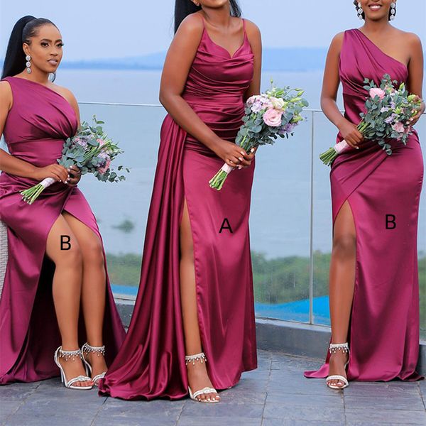 party dresses long mermaid fuchsia bridesmaid with slit african girl wedding evening dress robes de soiree mariage custom 230221, White;black
party dresses long mermaid fuchsia bridesmaid with slit african girl wedding evening dress robes de soiree mariage custom 230221, White;black