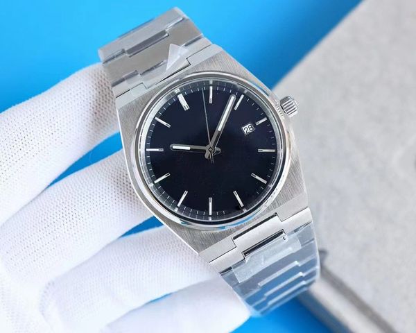 men's and women's luxury quartz watch stainless steel bracelet 40mm waterproof blue black plaid dial movement watches calendar dis, Slivery;brown
men's and women's luxury quartz watch stainless steel bracelet 40mm waterproof blue black plaid dial movement watches calendar dis, Slivery;brown