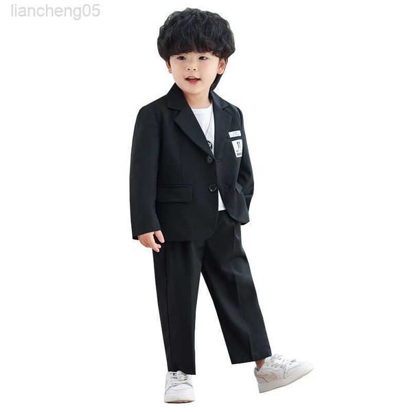 clothing sets boys' casual suit set spring and autumn korean children's birthday party performance come kids blazer pants necklace, White
clothing sets boys' casual suit set spring and autumn korean children's birthday party performance come kids blazer pants necklace, White