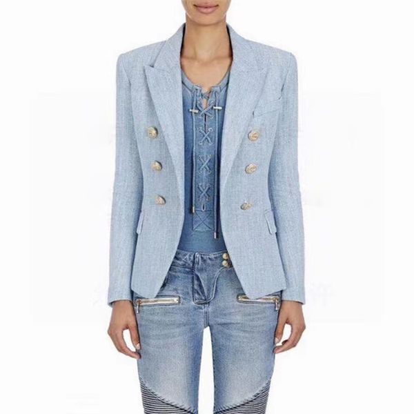 womens suits blazers tide brand retro fashion designer pure color series suit jacket a grain of buckle slim plus size women's clothing, White;black
womens suits blazers tide brand retro fashion designer pure color series suit jacket a grain of buckle slim plus size women's clothing, White;black