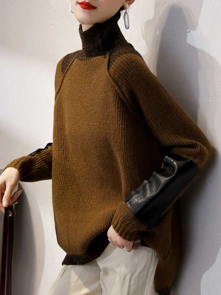 winter clothes women sweaters korean fashion new in turtleneck loose pullover long sleeve knit pulls thick christmas sweater 230222, White;black
winter clothes women sweaters korean fashion new in turtleneck loose pullover long sleeve knit pulls thick christmas sweater 230222, White;black