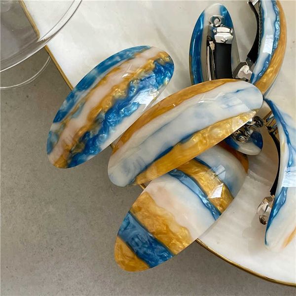hair clips barrettes korean summer fresh 9cm blue striped acetic hair clip fashion geometric conical spring hairpin hair accessories for wom, Golden;silver
hair clips barrettes korean summer fresh 9cm blue striped acetic hair clip fashion geometric conical spring hairpin hair accessories for wom, Golden;silver