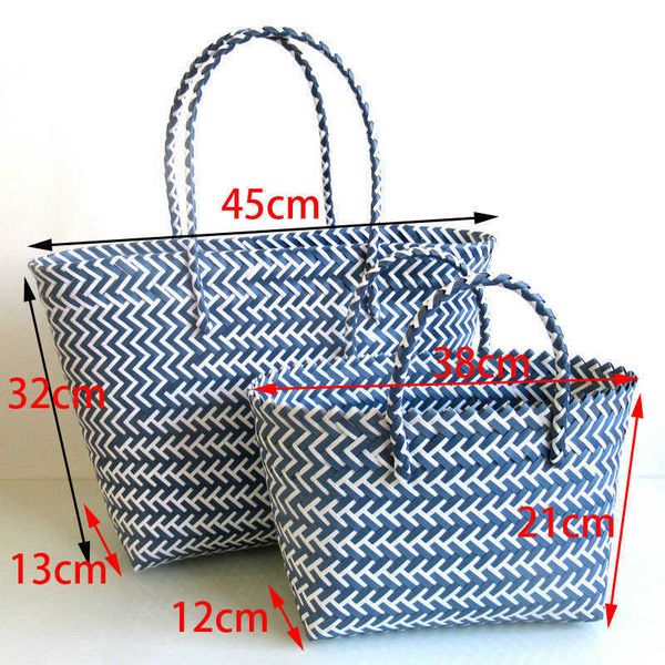 totes plastic strapping woven handbag vegetable basket bag striped color matching beach fashion women's bag 0222v23
totes plastic strapping woven handbag vegetable basket bag striped color matching beach fashion women's bag 0222v23