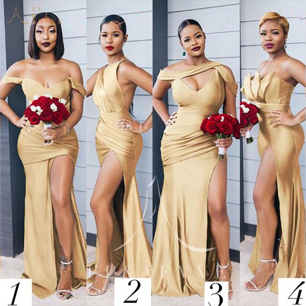 party dresses champagne satin elegant women for wedding mermaid side split bridesmaid weddings evening guest woman 230221, White;black
party dresses champagne satin elegant women for wedding mermaid side split bridesmaid weddings evening guest woman 230221, White;black