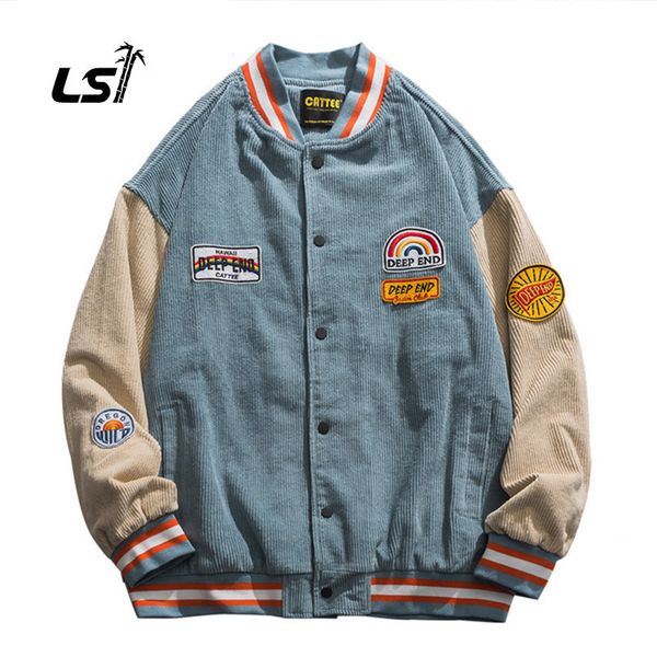 men's jackets monivia autumn winter baseball embroidered american letters thick corduroy coat male harajuku retro uniform 230222, Black;brown
men's jackets monivia autumn winter baseball embroidered american letters thick corduroy coat male harajuku retro uniform 230222, Black;brown