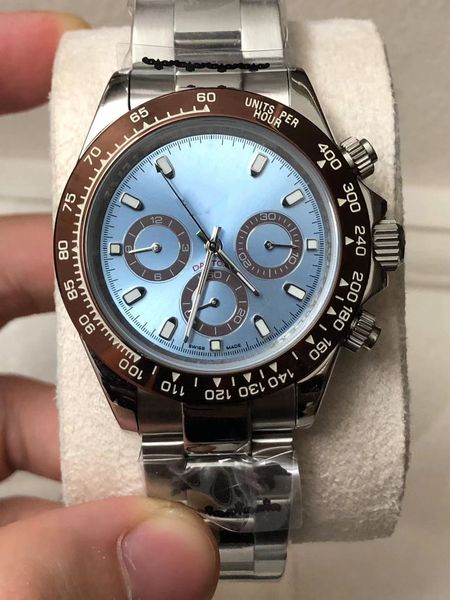 with original box watch 40mm sapphire sliver blue ceramic bezel no chronograph mechanical automatic mens watches 2023, Slivery;brown
with original box watch 40mm sapphire sliver blue ceramic bezel no chronograph mechanical automatic mens watches 2023, Slivery;brown