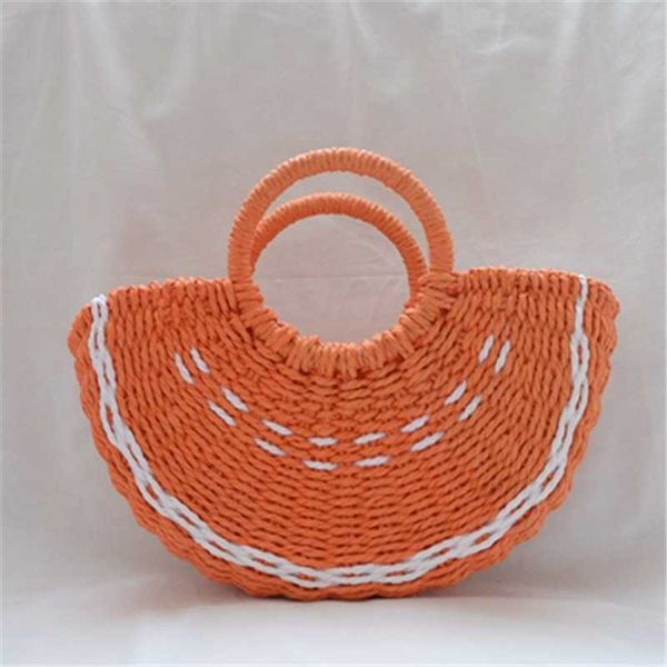 totes new straw bag watermelon orange fruit round bucket handbag hand-woven holiday travel female bag 0222v23
totes new straw bag watermelon orange fruit round bucket handbag hand-woven holiday travel female bag 0222v23
